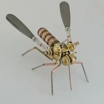 9.5 x 8,5 x 5 cm 3D Kovin Mehanska Insektov Obrti Mehanske Končal Model za Domačo Mizo Dekor - Komar