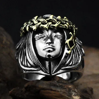 S925 Sterling Srebrni modni nakit letnik Tajski srebro Anillos Cvet obroč moških in žensk maiden angel, nastavljiv srebrni prstani