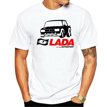 2021 Modni T-shirt Lada Vfts Autosport Rally Belo Ali Sivo Wrc 2105 2107 Wrc Moških Smešno blagovno Znamko Oblačil Osebnost Tee