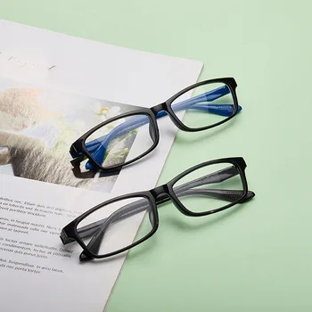 Tr90 Obravnavi Očala Ženske, Moške, Transparentno Modra Svetloba Blokira Računalnik Brez Okvirjev Očal Presbyopia Bralec 1.5 2.0 2.5 3.0
