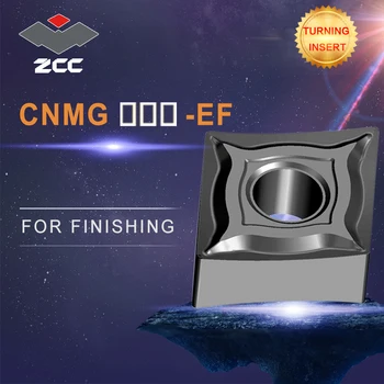 Cnc vstavi 10pcs/veliko CNMG120404/CNMG120408-EF stružnica orodja za rezanje prevlečeni karbidne trdine obračanja vstavi jekla končna