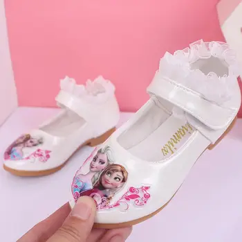 Zamrznjeno 3D elsa ana Priložnostne Čevlji dekleta Sneg Princesa nova princesa mehko risanka čevlji Evropi velikost 26-35