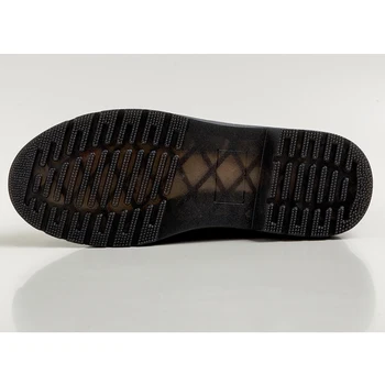 Ženske Pravega usnja priložnostne čevlji mehko udobno martens black ženske moccasins ženske loafers Chaussures femme blac velikost 34-40