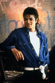 MJ Michael Jackson Modra Majica Način se Počutim,