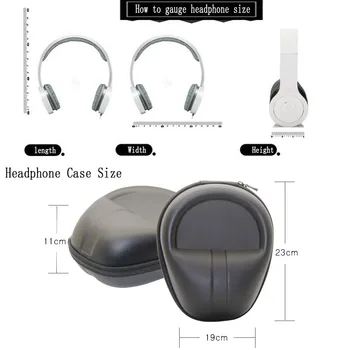 Slušalke Primeru Težko Za Sennheiser HD598 HD580 HD558 HD559 HD569 HD579 HD599 HD518 HD201 Slušalke, Etui, Slušalke Vrečko za Shranjevanje Polje