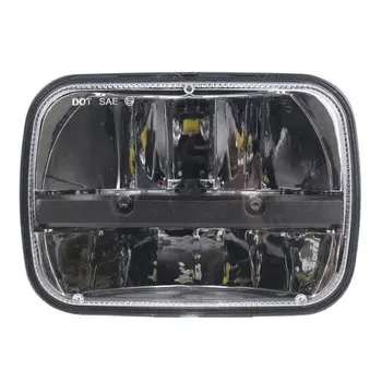 Par 5X7 7X6 palčni Pravokotne Sealed Beam LED Žarometov za Jeep Wrangler YJ Cherokee XJ H6014 H6052 H6054