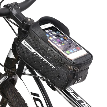 Nepremočljiva kolesarsko stojalo vrečko trdo lupino vrečko touch screen mobilni telefon vrečko gorsko kolo kolesa spredaj žarek vrečko jahanje dodatki