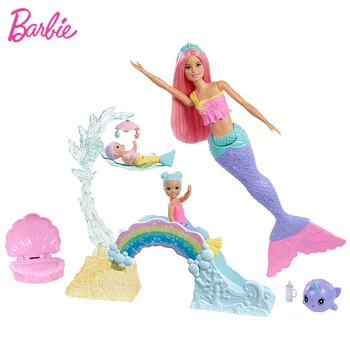 Prvotni Barbie Lutke, Dodatki Dreamtopia morska deklica Vrtec Chelsea Lutke za Dekleta Playset Igrače za Otroke Princesa Juguetes