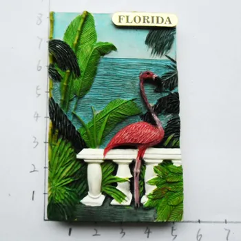 Florida potovanja z magnetno stereo Flamingo, Hladilnik Magneti
