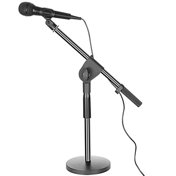 Neewer Nastavljiv Namizno Stojalo za Mikrofon z Boom Roko 5/8-palčni Navojni Nastavek za Kondenzatorski Dinamični Mikrofoni