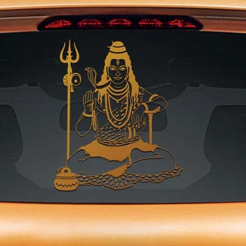 Gospod Shiva Hinduizmu Prijavite Symble Om Sonce Tatoo Design Avto Nalepke Okno Nalepke Freske Zadaj Iver/zlata/črna L1158