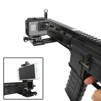 Delovanje Fotoaparata Pištolo ob Železnici Gori Imetnik Gibanja Adapter za GoPro Hero 8 7 6 5 4 Sony Yi 4K Pametni telefon za Puško, Pištolo Lov