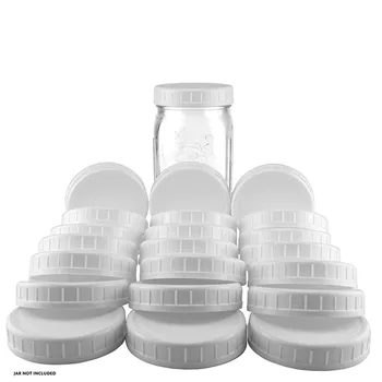 10 Pack Mason Jar Pokrovi Oddaljena Belušno Plastične Skodelice Pokrov Za Redno Usta Zidar Cannings Neprepustni Za Shranjevanje Steklenice Kape Pokrov