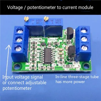 Potenciometer/Napetost-za-Trenutne 0-5V10V, da 0-4-20mA Pretvornik Modul Signal Generator