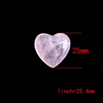 5/10/20pcs Naravnih Rose Quartz Srce Mini Kristalno Srce oblika Polirani Roza Obesek Reiki Gemstone Zdravljenje Ženske, Darilo