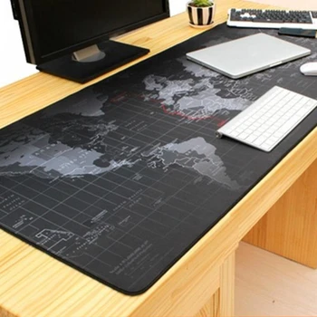 Retro Moda Tipkovnico Desk Mat Gaming Mouse Pad Stari Zemljevid Sveta Mouse Pad Mouse Pad