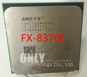 AMD FX-8370E 3.3 GHz, 8-CPU Jedra Procesor Vtičnica AM3+ FX 8370E brezplačna dostava