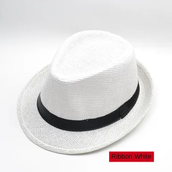 2020 Evropski in Ameriški spomladi in poleti vroče prodaje moški slamnik belt sponke Britanski modni jazz klobuk Panamski slamnik