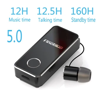 FineBlue F2 Pro bluetooth klic vibracije Brezžična tehnologija Bluetooth V5.0 Slušalke za V Uho Visoko Natezno Ovratnik Posnetek Prenosni 12 ur na klic