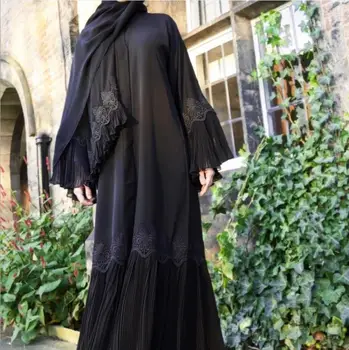 Čiste barvne Čipke, vezenine Moda Muslimanskih Šal hijabs Headscarf Hidžab muslimanskih islamske Beading Hijabs šal F1746