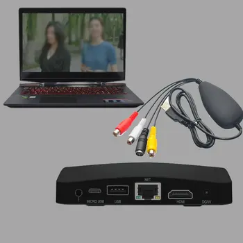2019 Nov Prenosni Easy Cap USB 2.0 Video Audio Converter Capture Card, DVD, DVR VHS Podpira NTSC PAL Video