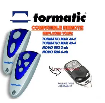 TORMATIC MAX 43-2,MAX 43-4,NOVO 502 2-CH,NOVO 504 4-KANALNI nadomestni daljinski 433,92 mhz DOBRO