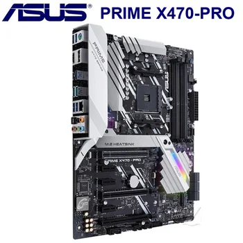 Stojalo AM4 Asus PRIME X470-PRO matična plošča AMD X470 DDR4 64GB AM4 Original Namizje Asus X470 Mainboard DDR4 AM4 CPU AMD Ryzen