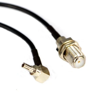 100 kozarcev F, da CRC9 kabel F ženski CRC9 pravim kotom RG174 Podaljšek kabel 35-60 cm za 3G/4G USB Modem