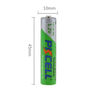 16Pcs AAA nimh Polnilne Batteria aaa NIMH 850mAh 1,2 V Napolnjena Self Praznjenje baterije za polnjenje ni-mh Baterias In 4pcs nosilca za Baterijo Primerih