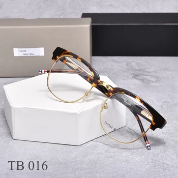 New York Kvadratnih Recept očala frama Thom blagovne znamke Optičnih očal frameTB016B za ženske, moške Očala Z original škatlo