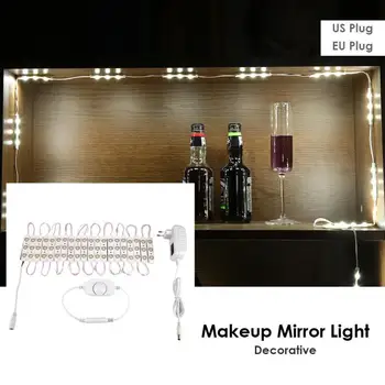 60 LED Žarnice Nečimrnosti Ličila Ogledalo Luči P67 Zatemniti Kozmetični Salon Lučka Soba Make up Namizne svetilke, Svetilke za Dekoracijo