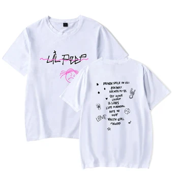 Lil Peep Majica S Kratkimi Rokavi Ženske Modni T-Shirt Ulične Mode Hip Hop T-Majica Bombaž Mehko Prezračevanje Tshirt Fant Priložnostne Kratek Rokav