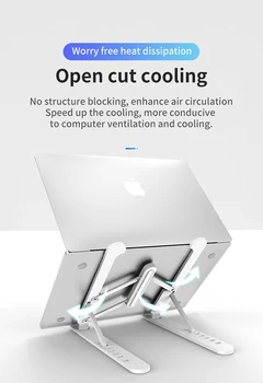 Laptop Stand Nastavljiva, Zložljiva Non-slip Prenosni Nosilec Laptop Biti Nosilec za Prenosni Ergonomsko za Macbook Pro Air iPad Pro