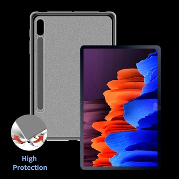 Za Samsung Galaxy Tab S7 11 T870 T875 S6 Lite 10.4 P610 P615 Tab 10.1 P580 TPU Tablet Pokrovček Mehak Prozoren Shockproof Primeru