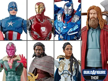6inch Hasbro Marvel Legende Avengers Številke, Iron Man, Thor Captain America Vizijo Heimdall Valktrie Anime Akcijski in Toy Model Igrače