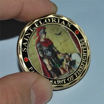 Gasilska izziv kovanec Saint Florian zavetnika gasilcev, Katoliška
