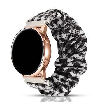 Galaxy Watch Aktivna 2 Trak Scrunchie Elastična Watch Band Za Samsung Galaxy Aktivno 46mm 44 Huawei Watch2 GT 20/22 mm Manžeta