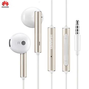Original Huawei Honor AM116 Slušalke Kovin Z Mic kontrolnika za Glasnost Za HUAWEI P7 P8 P9 Lite P10 Plus Čast 6X 8X Mate 7 8 9 10