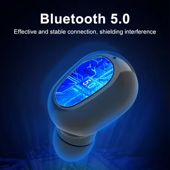 L22 TWS Mini Brezžična Bluetooth Slušalke Stereo Čepkov Hrupa HIFI Nepremočljiva Bas Zvok Šport Slušalke Za Xiaomi Huawei Iphone
