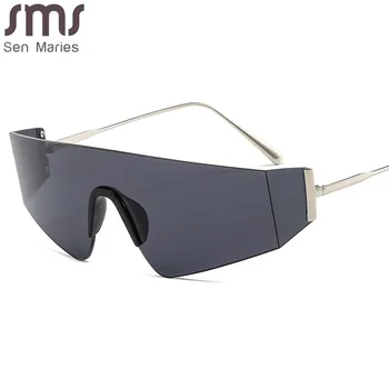 En Kos Rimless sončna Očala Ženske Moški Kvadratnih sončna Očala Moških Prevelik Retro Očala Luksuzne blagovne Znamke Oblikovalec Očala UV400