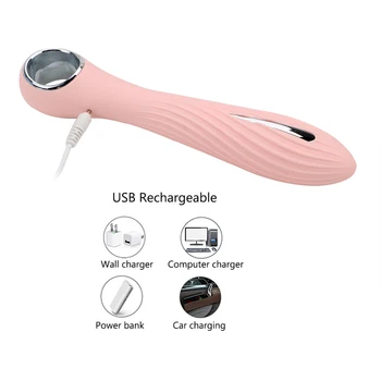 Ženski Masturbator 12 Frekvenca Klitoris Stimulator Električnega Udara Impulz Dildo, Vibrator Električnega Udara vibrator za G-Spot