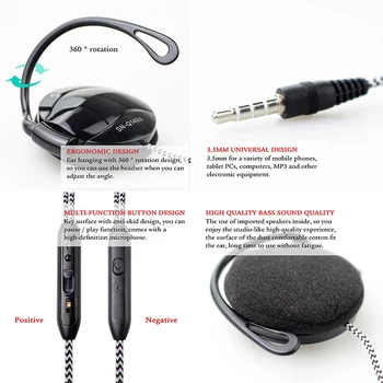 Šport Slušalke Q140s Slušalke Z Univerzalno Mic Teče Stereo Bass Glasbe, Slušalke Za Vse Mobilni Telefon