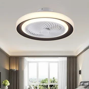 Sodobni led stropni ventilator svetilke z lučmi 50 cm smart app bluetooth daljinsko upravljanje ventilator lučka Tihi Motor spalnica dekor