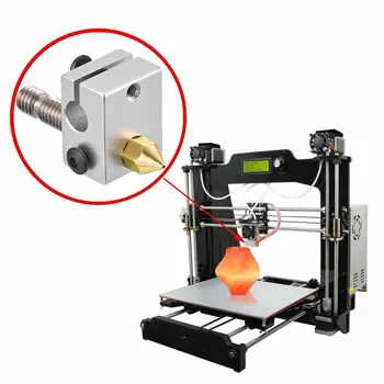 24 KOS 3D Tiskalnik Šobe MK8 Iztiskanje Šobe 0,2 mm 0,3 mm 0,4 mm 0,5 mm 0,6 mm 0,8 mm 1,0 mm za Makerbot Creality CR10 Edaja 3 5