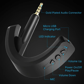 AptX Brezžični vmesnik Bluetooth Za Bose QC15 QC 15 Brezžični Bluetooth Zvočnik nastavek Za Bose QuietComfort 15 Sprejemnik aptX