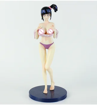 MegaHouse Japonski Anime NARUTO Hokage Hyuuga Hinata Seksi Dekle Kip PVC Akcijska Figura, Igrače za Odrasle Zbirka Model Lutka Darila