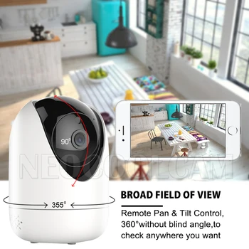 NEOCoolcam 1080P Ai-Sledenje WiFi IP Kamera Brezžična Pan/Tilt Obračanje Home Security Kamera Night Vision Cloud Camera icsee App