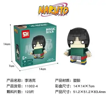 Naruto Sasuke Li Locke Haruno Sakura brickheadz plastičnih otrok sestavljeni gradnik, igrače za otroke darila