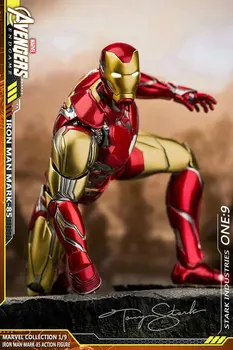 Original Marvel Avengers Ironman MK85 Zgibno 1/9 figuric Igrače