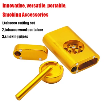 VSESTRANSKI Kajenje, Tobak za Pipe Torbica za Shranjevanje Cigaret Plevela Pribor Strani Mlin Tobak Rezanje Polje